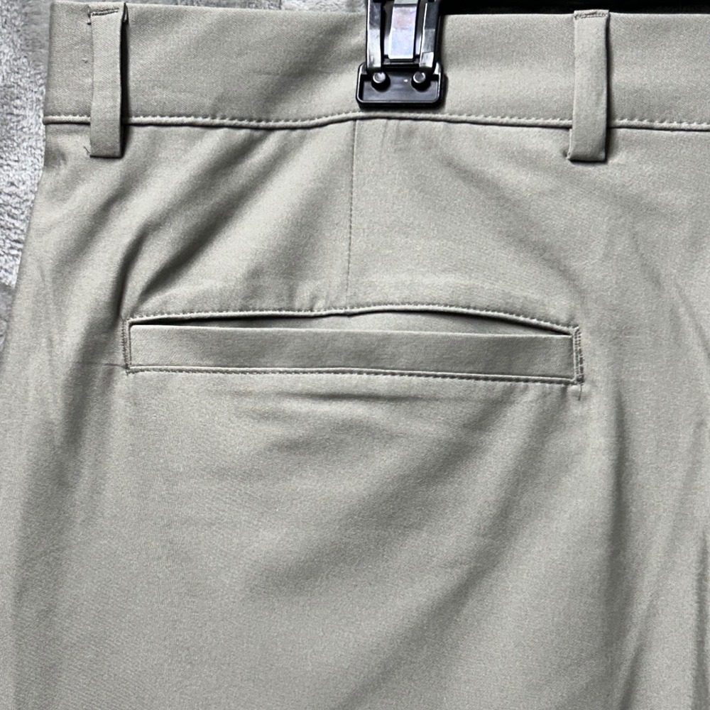 NWT Greg Norman Performance Stretch Golf Shorts Mens 38 Khaki UPF Sun Protection - Picture 4 of 10